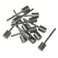 20-Piece Diamond Grinding Bits, 150 Grit Electroplated Cylindrical Burrs with 1/