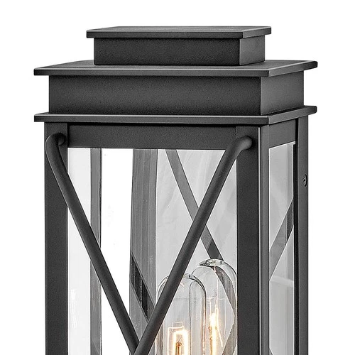 Hinkley Montecito 15" High Museum Black Outdoor Wall Light - Picture 4 of 5