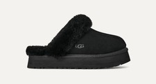 UGG Womens Disquette Slipper, Size 8, Black