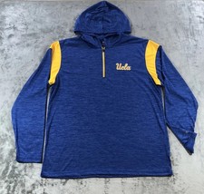 UCLA sweater mens XL blue 1/4 zip colosseum cooling active quick dry