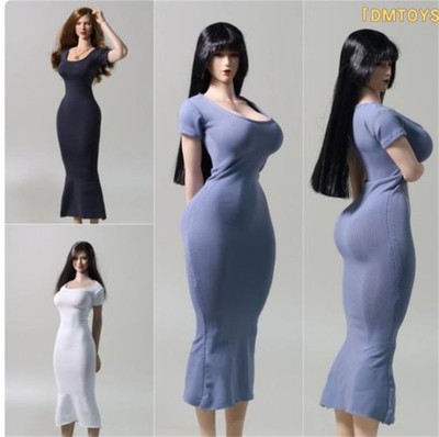 1/6 tight fitting buttocks wrapped women skirt Clothes For 12'' figure toys