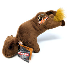 Peluche Posable PBR Troubadour American Bucking Bull con Etiqueta 9" | RARO, ¡LEER!