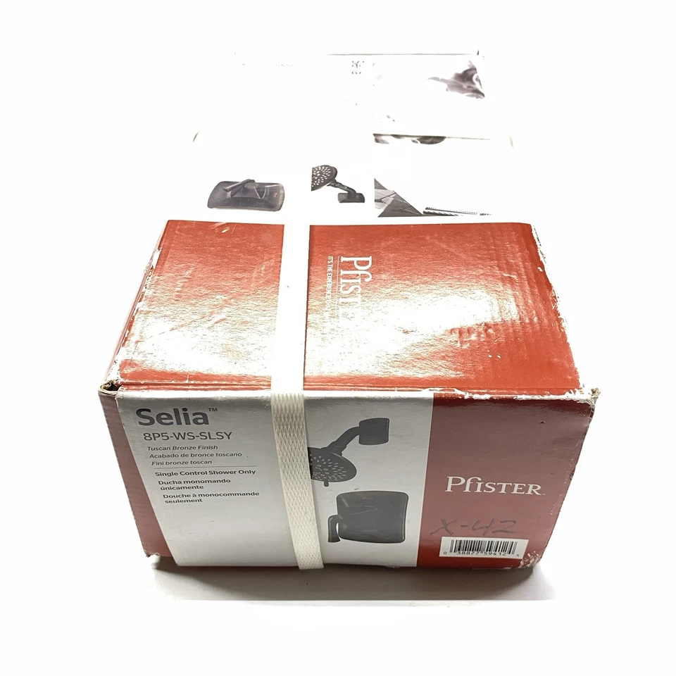 Pfister, "Selia" Tuscan Bronze 1-handle Shower Faucet | Valve Included (Sealed) - Image 4 of 4