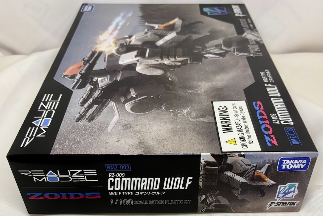 TAKARA TOMY | REALIZE MODEL: ZOIDS | RMZ-003 RZ-009 COMMAND WOLF