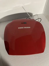 George Foreman Electric Grill GR10B in Red / Great Condition