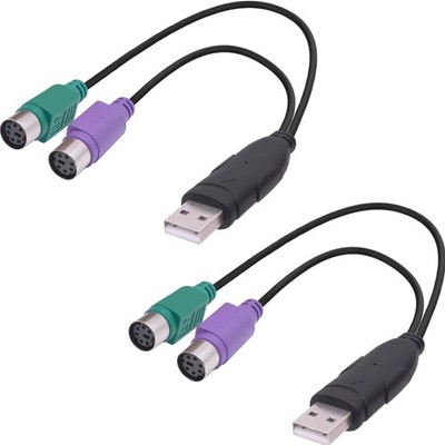 Schnelle Signalübertragung - PS2 Buchse auf USB Stecker Adapter