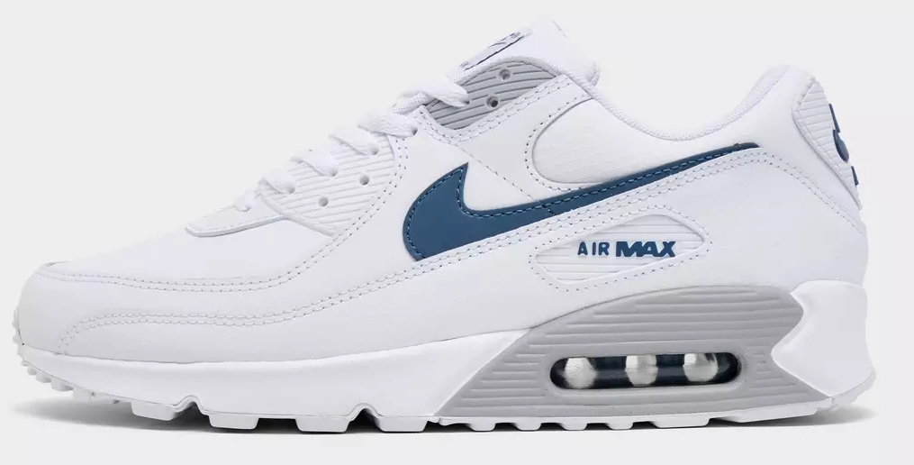 nike air max 90 essential blue and white
