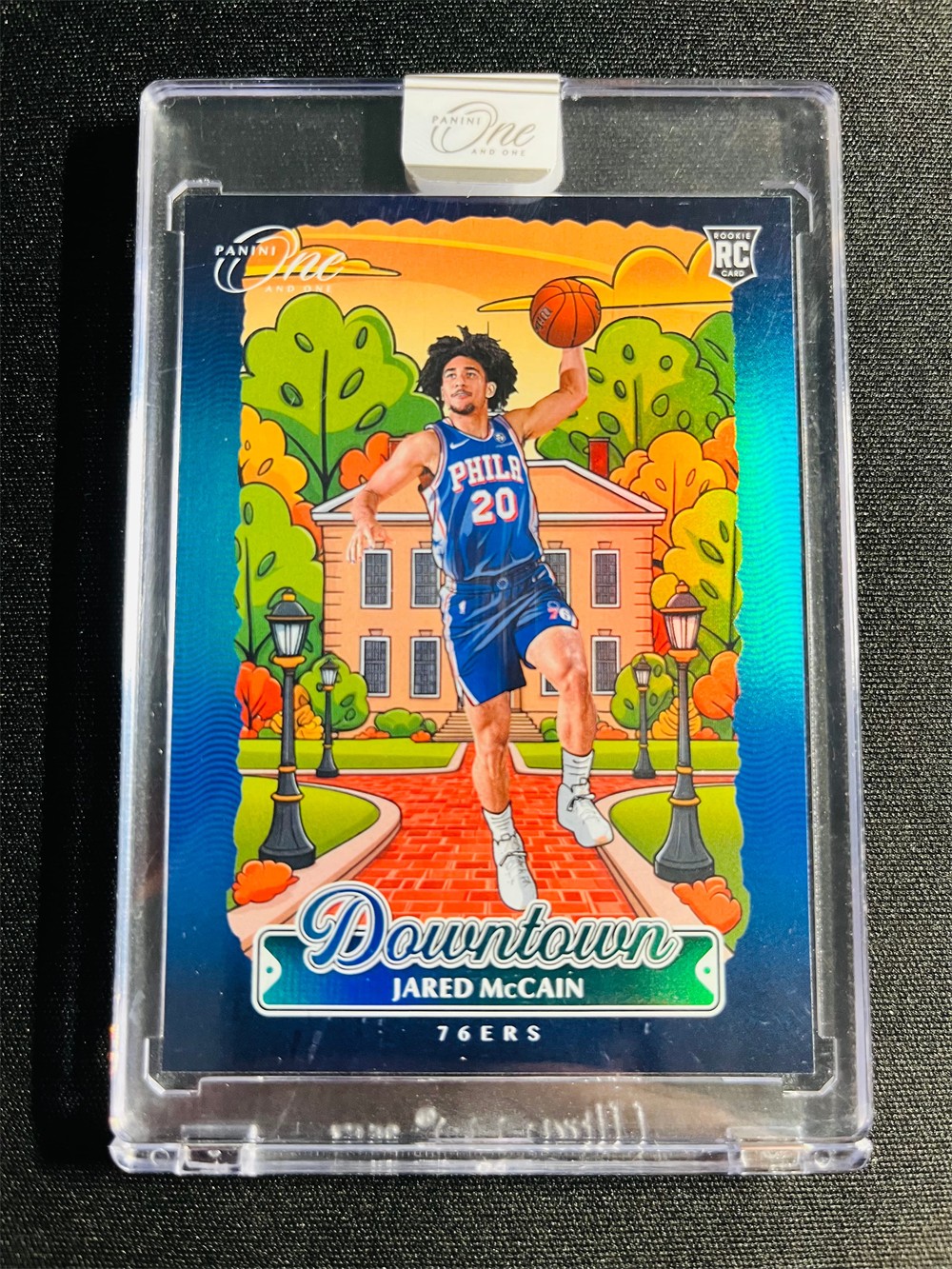 2024-25 Panini One And One Jared Mccain #28 Rookie RC Downtown Case Hit SSP