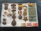 Civil War GAR Medal-Pin-Ribbon lot -Numbered GAR Star