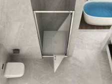 Box Porta Doccia in Vetro Opaco 6MM Apertura Battente Interno o Esterno