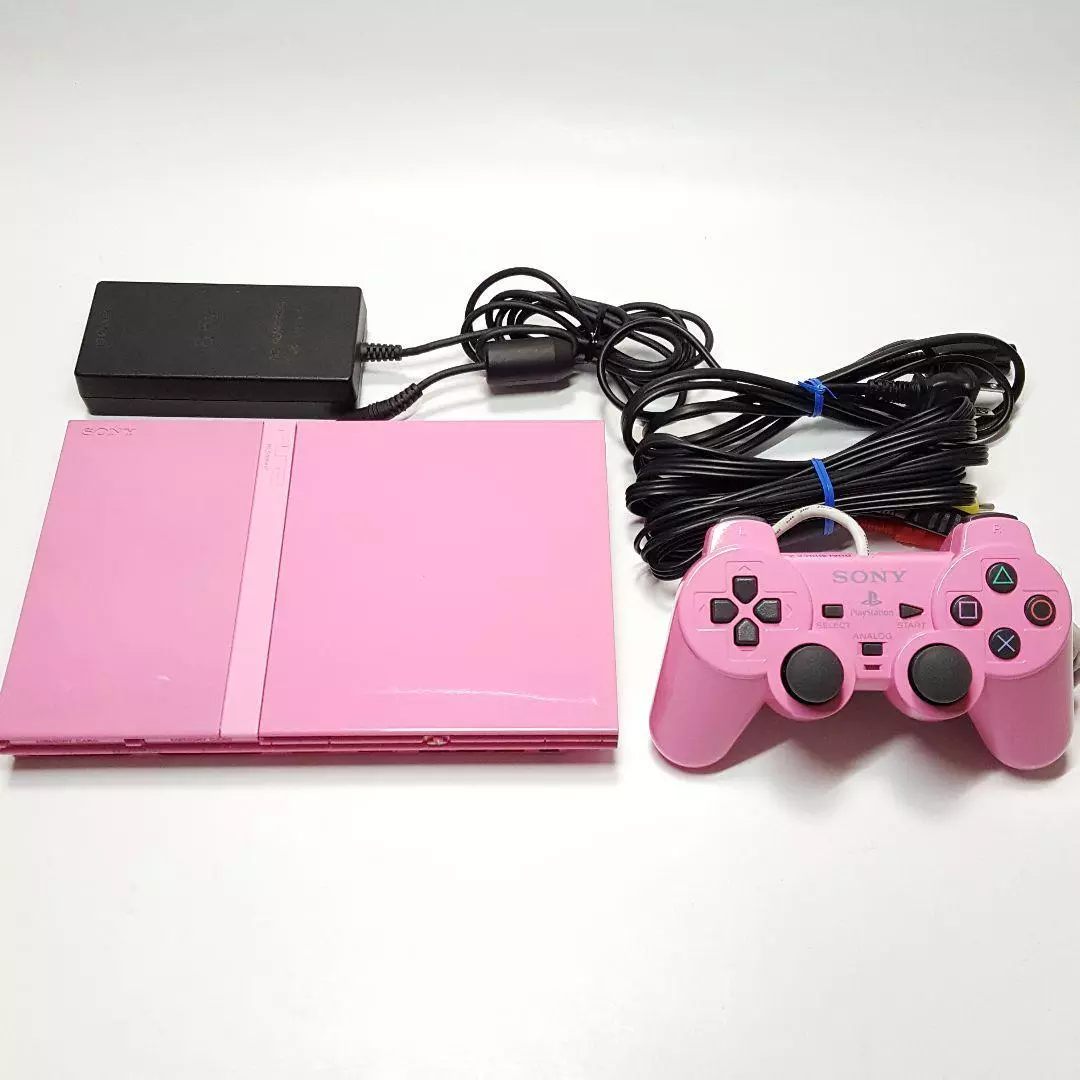 SONY PlayStation 2 Pink PS2 Console SCPH-77000PK with Controller from Japan