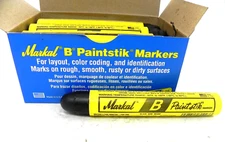 (PACK OF 12) Markal 80223-B Paintstik Solid Paint Marker Crayon Black (HR)