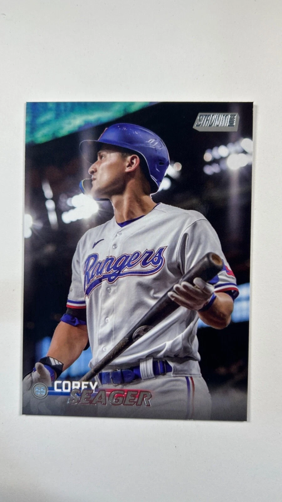 Corey Seager trading card