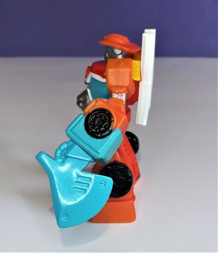 2012 Playskool Transformers Rescue Bots Heatwave the Firebot 4" Loose Figure - Picture 4 of 5