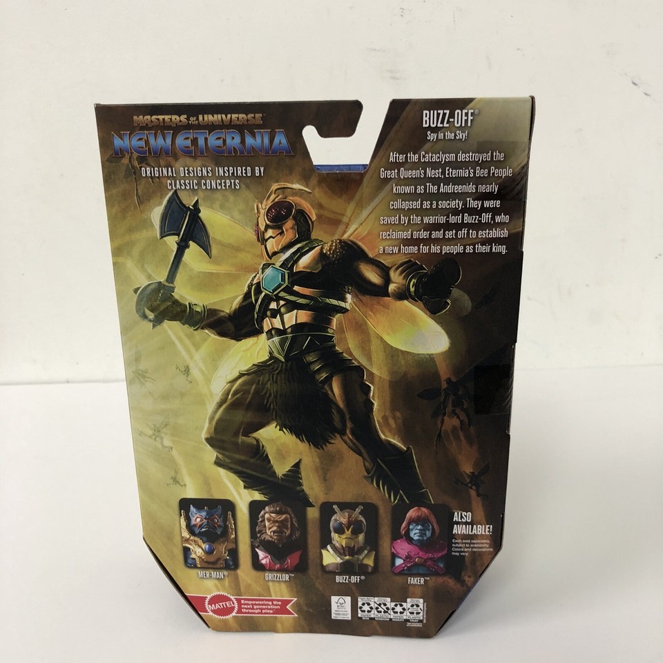Masters of the Universe Masterverse Action Figure Buzz-Off New Eternia Spy In th