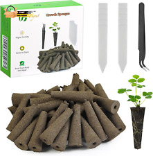 30 Pack Grow Sponges, Replacement Root Growth Sponges Seed Pods Compatible With 0.54 per gallon