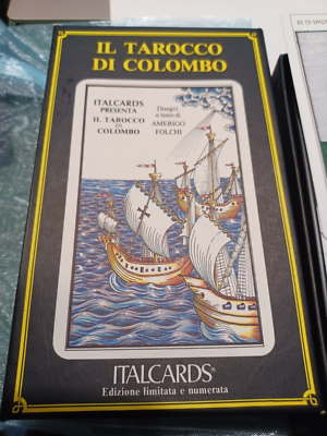Tarocco Di Colombo -Amerigo Folchi. HTF OOP Ltd 78-Card Deck