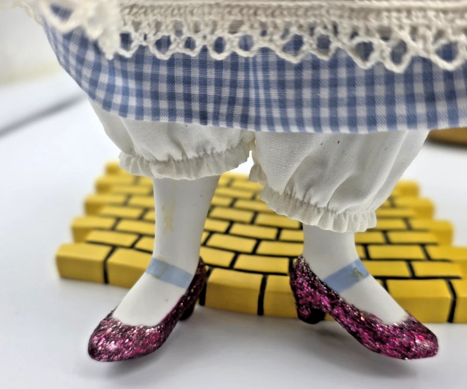 1993/1994 Ashton-Drake Galeries Mago de Oz Dorothy, Tin Man, León, Espantapájaros Foto 4 de 4