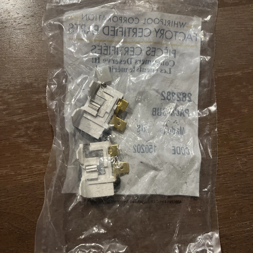 Подлинный оригинальный производитель Whirlpool FSP компрессор 4SP перегрузка 282382 - Изображение 2 из 2