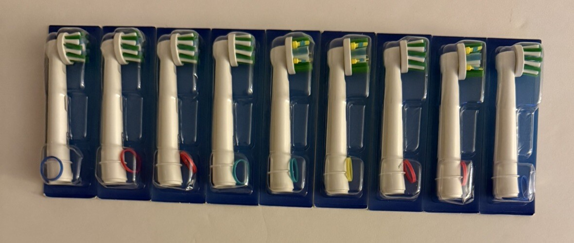 Oral-B Replacement Brush Heads 9 Individually Sealed Heads