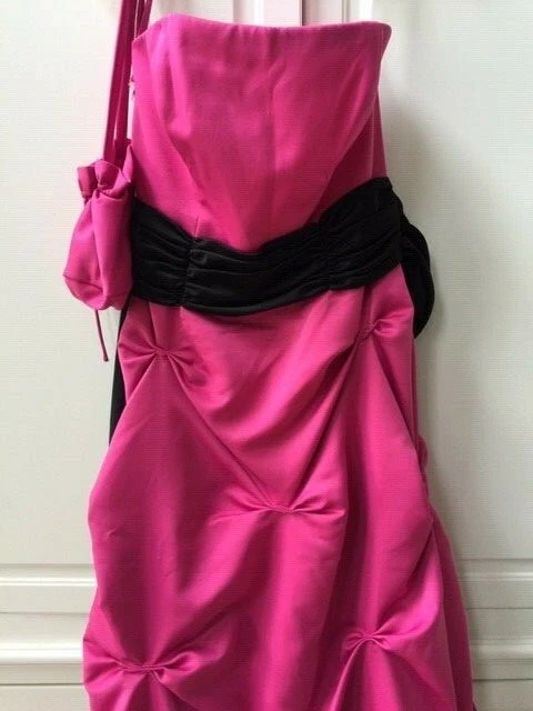 Fuschia evening deals dress