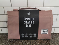 NIP Herschel Supply Co Baby Sprout Change Mat  Wipe Container-Ash Rose