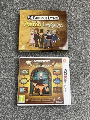 Professor Layton And The Azran Legacy Nintendo 3DS Spiel + Bonus Schuber