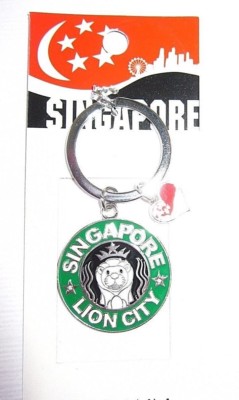 Singapore Lion City Schlüsselanhänger Keychain NEU (A8.1)
