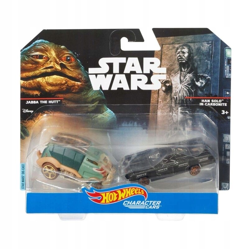 Hot Wheels Star Wars Jabba The Hutt and Han Solo In Carbonite
