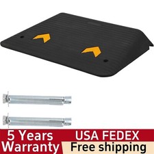 3.5" Rubber Threshold Ramp 33000 Lbs Capacity Wheelchair Ramp with Non-Slip NEW