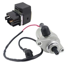 Starter Motor & Solenoid Relay for Polaris Outlaw 50 2008-2019 18643 0453848