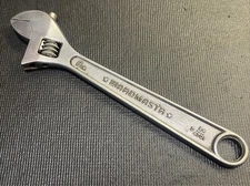 Vintage Wards Master Quality 8" Adjustable Cresent Wrench, 84 4701 USA Made