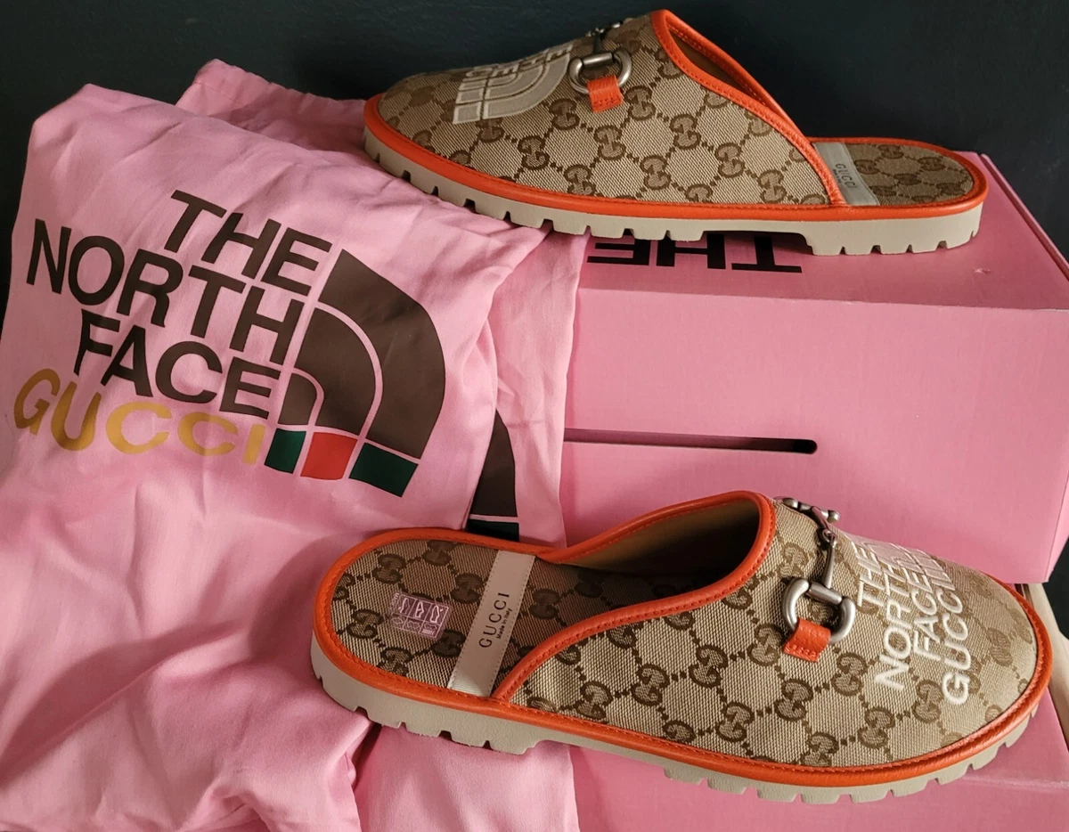NEW AUTHENTIC GUCCI x NORTH FACE™ T.ORIGINAL GG MEN'S SLIDE GUCCI 12 (US  12.5) | eBay