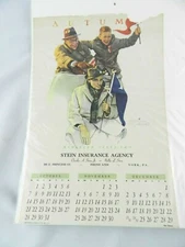 Vintage Ad Stein Insurance Agency Football Stadium Calendar Advertisement