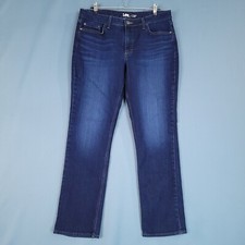 Lee Jeans Women's Regular Fit Denim Blue Size 16 L Cotton Blend
