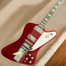 Firebird Electric Guitar Metallic Red Color Rosewood Fretboard Tremolo Bridge