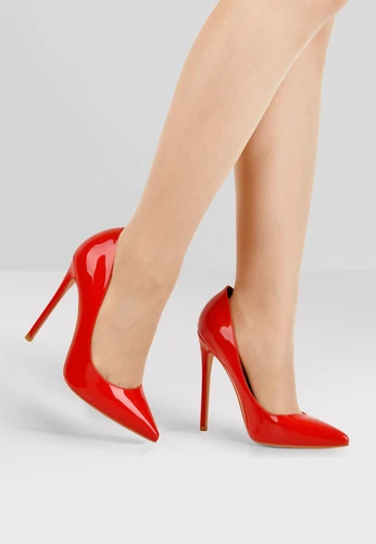 Sexy Damen-Stiletto-High-Heels spitz zulaufend Büro OL Arbeit eleganter Schuh Übergröße - Bild 4 von 50