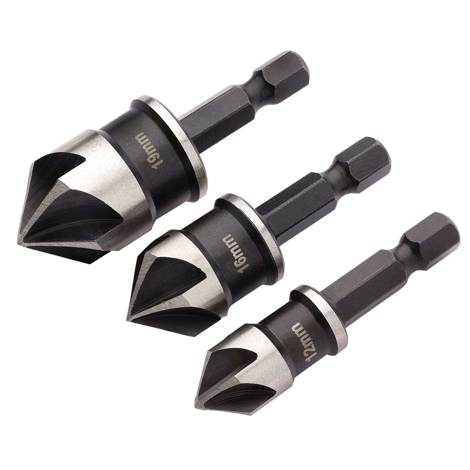 Draper Countersink Bit Set (3 Piece) Pk 1 12430 - Image 3