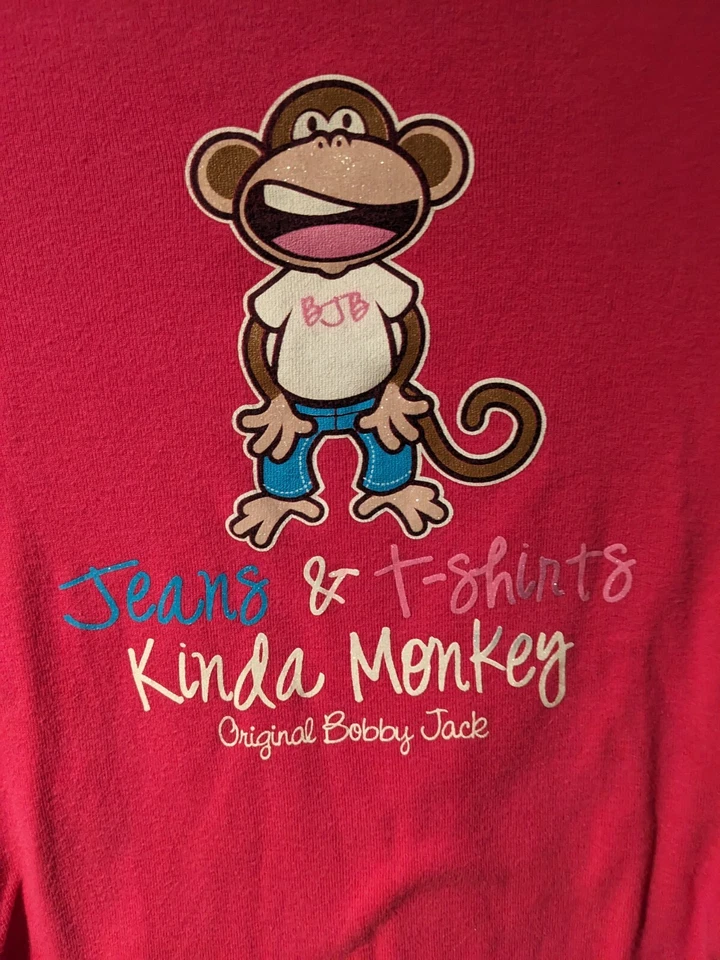 Vintage Y2K Bobby Jack Girls Medium 8-10 Pink Long-Sleeve T-Shirt - Image 2 of 4