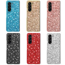 For Samsung Galaxy Z Fold 7/6/5/4/3 Slim Bling Glitter Shockproof TPU Case Cover