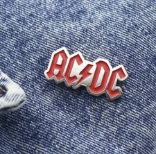 Image of AC DC Enamel Pin Badge Music Badges Rock And Roll Accessories 