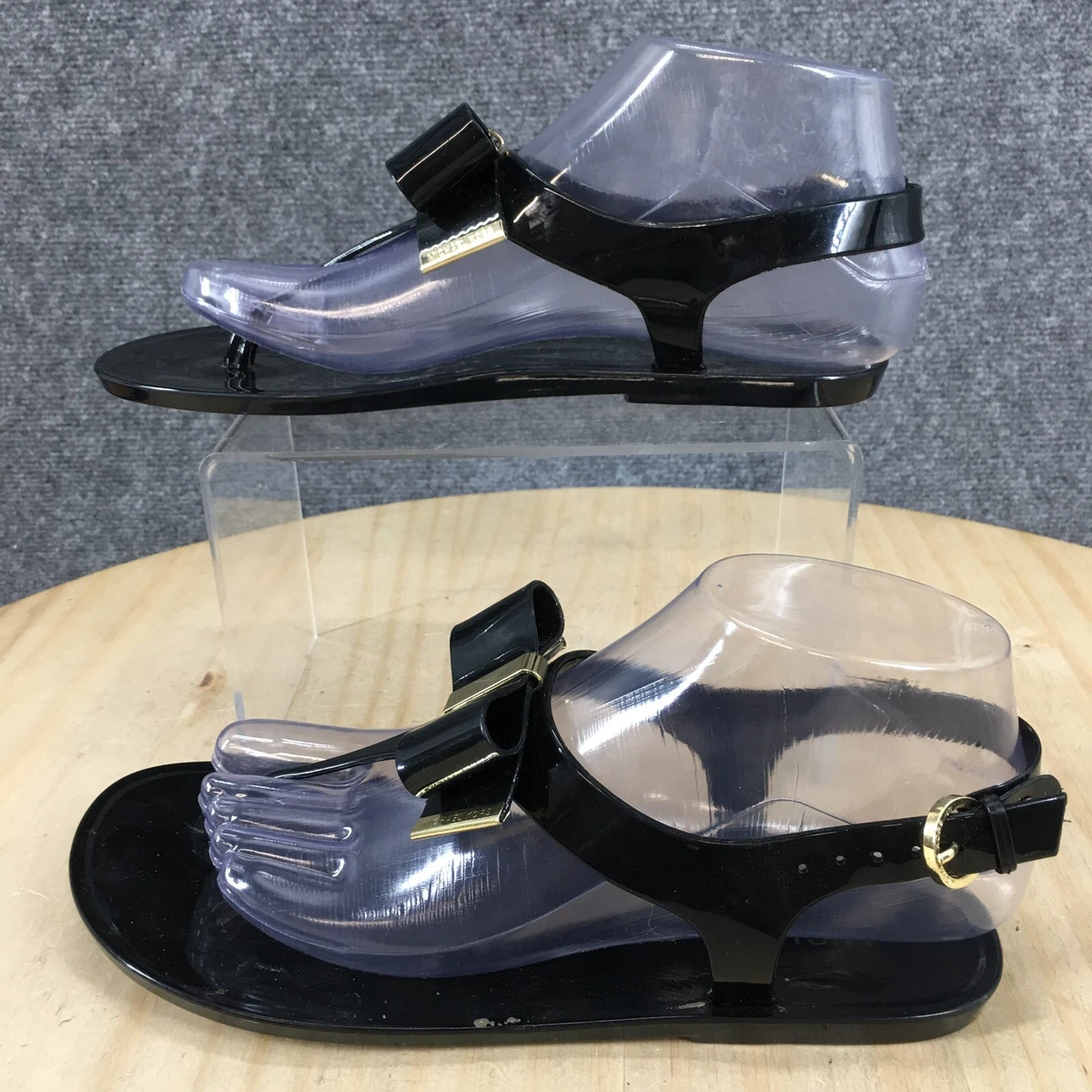 Michael kors clearance jelly sandals bow