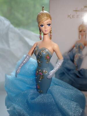 Hallmark Tribute Barbie Keepsake Ornament w/ Box Very Nice