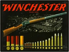 Winchester 9" x 12" Metal Sign