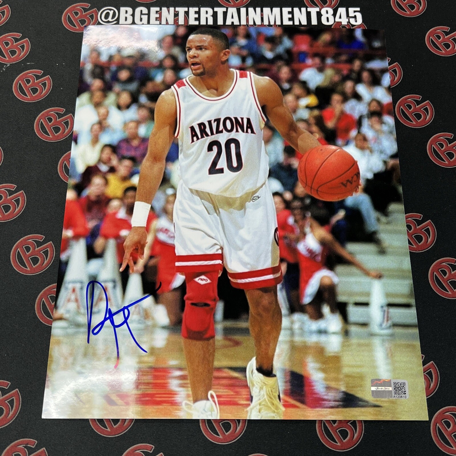 Damon Stoudamire Autographed Signed Portland Trail Blazers 8x10 Photo Arizona Wildcats Steiner CX 
