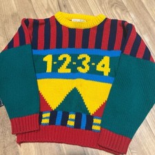 Vintage Kids School Ugly Sweater