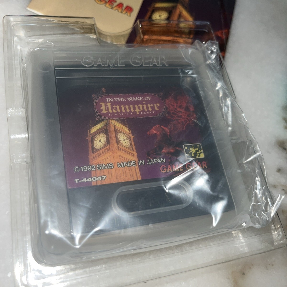 IN THE WAKE OF VAMPIRE Game Gear Sega 2229 gg | eBay