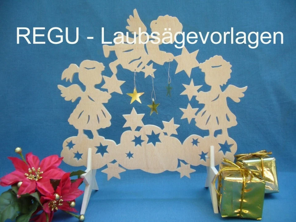 REGU - Laubsägevorlagen Nr.037 " Weihnacht´n an Arzgebirg " Teil 2 - 7 Motive ++ - Bild 4 von 4