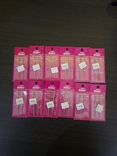 New 12 Pks Susan Bates Steel Yarn Needles 14080 7.0cm 2.75in Crochet Knitting