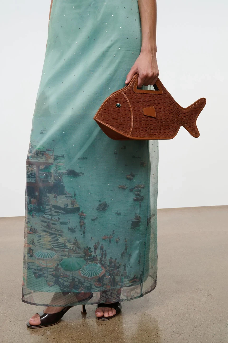 Staud Cleo Fish Bag in Tabac — image 7